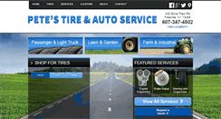Desktop Screenshot of petestireandautoservice.com