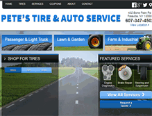 Tablet Screenshot of petestireandautoservice.com